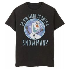 Мужская футболка Disney Frozen Olaf Do You Want To Build A Snowman