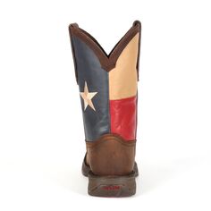 Мужские кроссовки Durango Rebel Texas Flag размером 11 дюймов. Западные сапоги
