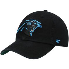 Мужская приталенная шляпа с логотипом франшизы Black Carolina Panthers &apos;47