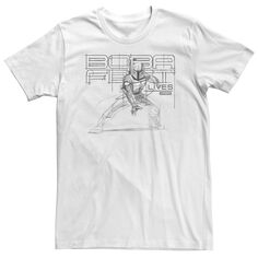 Мужская футболка с рисунком «Звездные войны: Книга Бобы Фетта» Licensed Character