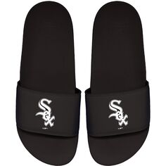 Мужские шлепанцы ISlide Black Chicago White Sox Primary Motto