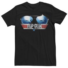 Мужские солнцезащитные очки Top Gun Aviator, футболка с отражателем Licensed Character