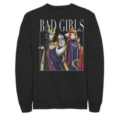 Мужской свитшот с рисунком Disney Villains Bad Girls Group Shot