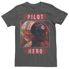 Мужская футболка с плакатом Star Wars: Squadrons Pilot Hero Licensed Character