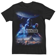 Мужская футболка с плакатом Star Wars Battlefront II Licensed Character