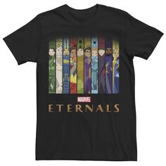 Мужская футболка с плакатом «Marvel Eternals Team Lineup» Licensed Character
