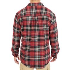 Мужская рабочая одежда Smith&apos;s, куртка-рубашка из хлопковой фланели в клетку на подкладке из шерпы Smith&apos;s Workwear