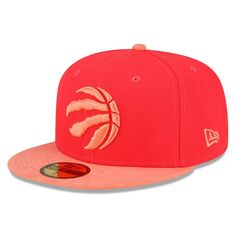 Мужская шляпа New Era Red/Peach Toronto Raptors Tonal 59FIFTY