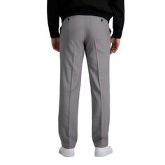 Мужские классические брюки прямого кроя с плоской передней частью Haggar Premium Comfort