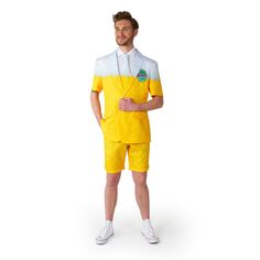 Мужской костюм Suitmeister премиум-класса для пивной вечеринки, желтый