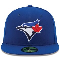Мужская приталенная шляпа New Era Royal Toronto Blue Jays Authentic Collection On Field 59FIFTY
