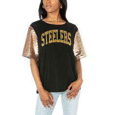 Футболка с коротким рукавом Gameday Couture Pittsburgh Steelers, черный