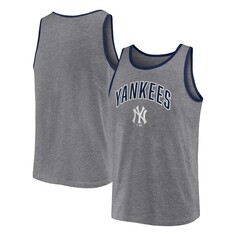 Майка Fanatics Branded New York Yankees, серый