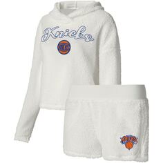 Пижамный комплект College Concepts New York Knicks, кремовый