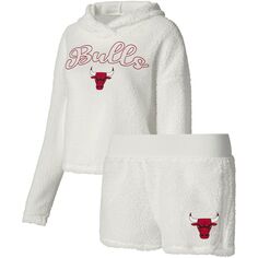 Пижамный комплект College Concepts Chicago Bulls, кремовый