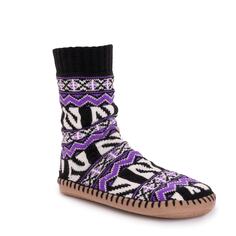 Носки Muk Luks Northwestern Wildcats, фиолетовый