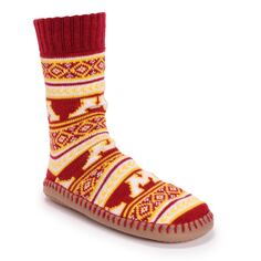 Носки Muk Luks Minnesota Golden Gophers, бордовый