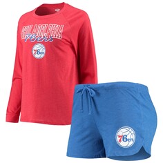 Пижамный комплект Concepts Sport Philadelphia 76Ers, красный