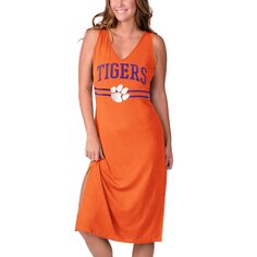 Платье макси G-III 4Her by Carl Banks Clemson Tigers, оранжевый