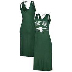 Платье макси G-III 4Her by Carl Banks Michigan State Spartans, зеленый
