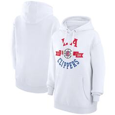Пуловер с капюшоном G-III 4Her by Carl Banks La Clippers, белый