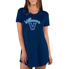 Ночная рубашка Concepts Sport Villanova Wildcats, нави