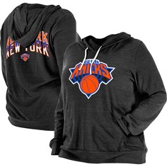 Футболка с длинным рукавом New Era New York Knicks, черный