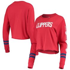 Футболка с длинным рукавом New Era La Clippers, красный