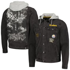 Куртка The Wild Collective Pittsburgh Steelers, черный