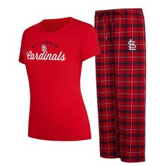 Пижамный комплект Concepts Sport St Louis Cardinals, красный