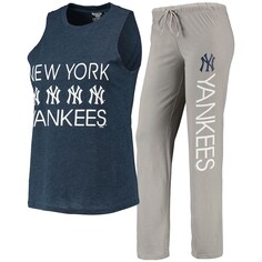 Пижамный комплект Concepts Sport New York Yankees, серый