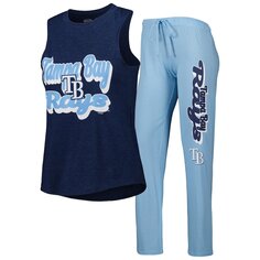 Пижамный комплект Concepts Sport Tampa Bay Rays, синий