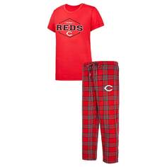 Пижамный комплект Concepts Sport Cincinnati Reds, красный