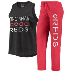 Пижамный комплект Concepts Sport Cincinnati Reds, красный