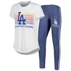 Пижамный комплект Concepts Sport Los Angeles Dodgers, угольный
