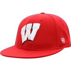 Бейсболка Top of the World Wisconsin Badgers, красный
