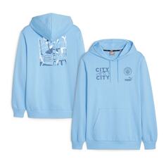 Пуловер с капюшоном Puma Manchester City, синий