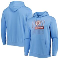 Пуловер с капюшоном Puma Manchester City, синий