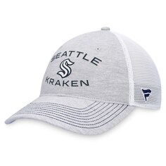 Бейсболка Fanatics Branded Seattle Kraken, серый