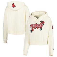 Пуловер с капюшоном Pro Standard Boston Red Sox, кремовый