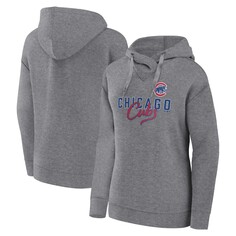 Пуловер с капюшоном Profile Chicago Cubs, серый