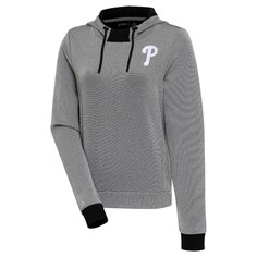 Пуловер с капюшоном Antigua Philadelphia Phillies, черный