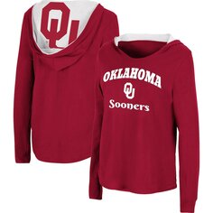 Футболка с длинным рукавом Colosseum Oklahoma Sooners, малиновый