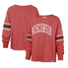 Футболка с длинным рукавом 47 Wisconsin Badgers, красный Now Foods