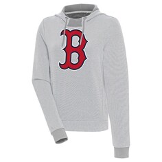 Пуловер с капюшоном Antigua Boston Red Sox, серый