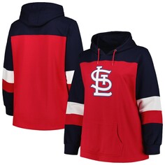 Пуловер с капюшоном Profile St Louis Cardinals, красный