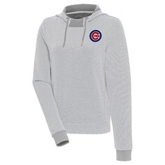 Пуловер с капюшоном Antigua Chicago Cubs, серый