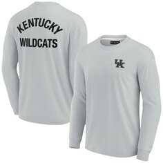 Футболка с длинным рукавом Fanatics Signature Kentucky Wildcats, серый