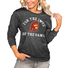 Футболка с длинным рукавом Gameday Couture Usc Trojans, угольный