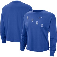 Футболка с длинным рукавом Nike Duke Blue Devils, роял